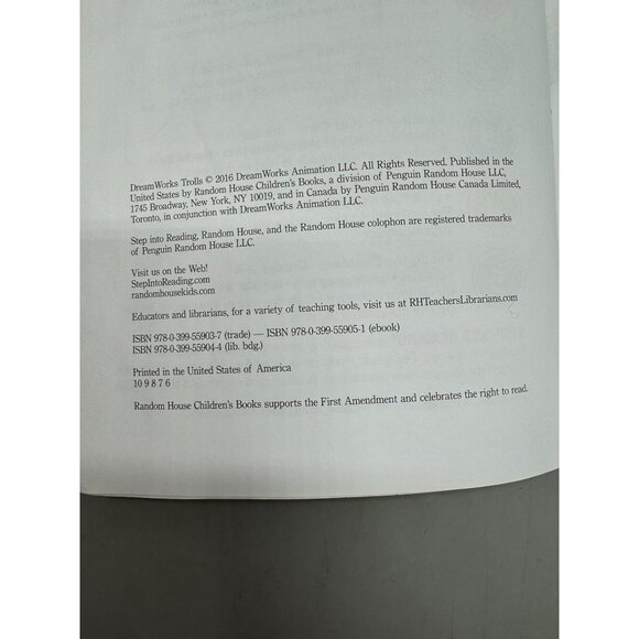 Dreamworks Trolls All About The Trolls Step Into Reading Level 3 Book READ - Picture 5 of 6